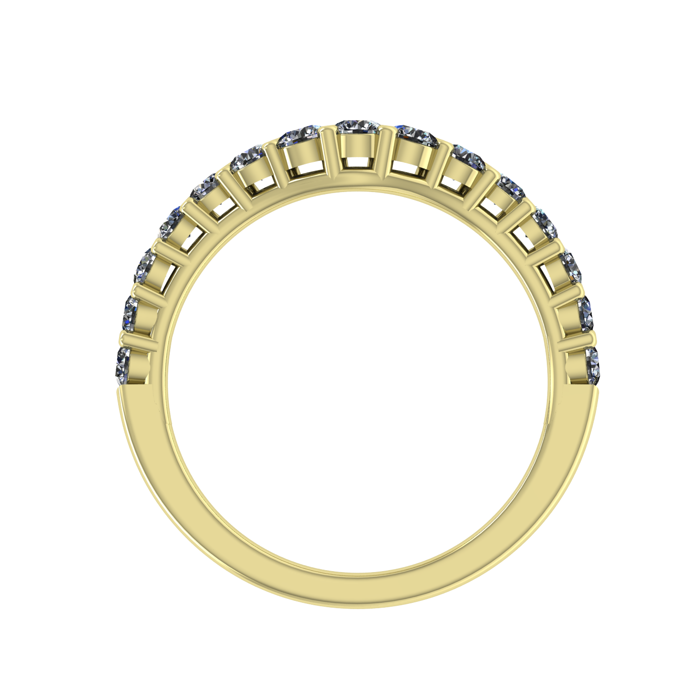 DIAMOND BANDS & STACKABLES CONTOUR HALFWAY RINGS & BANDS